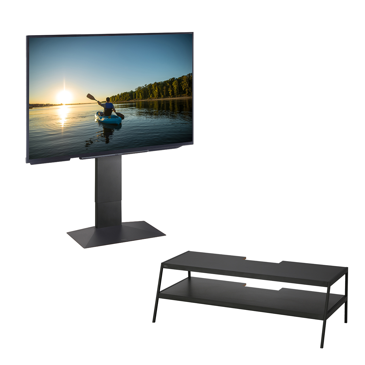 EQUALS（イコールズ） テレビ台 WALL 壁寄せテレビスタンド 32〜80v