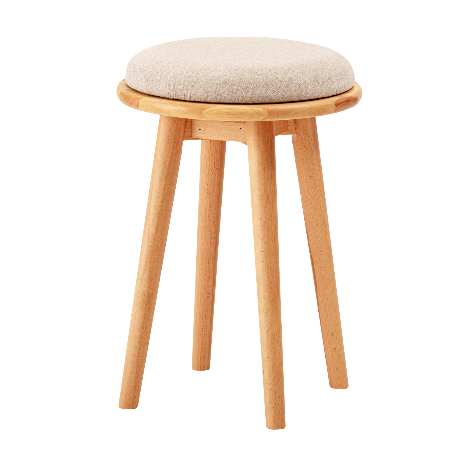 東谷 スツール 木製 椅子 高さ45cm 北欧 座面 背もたれなし サイド