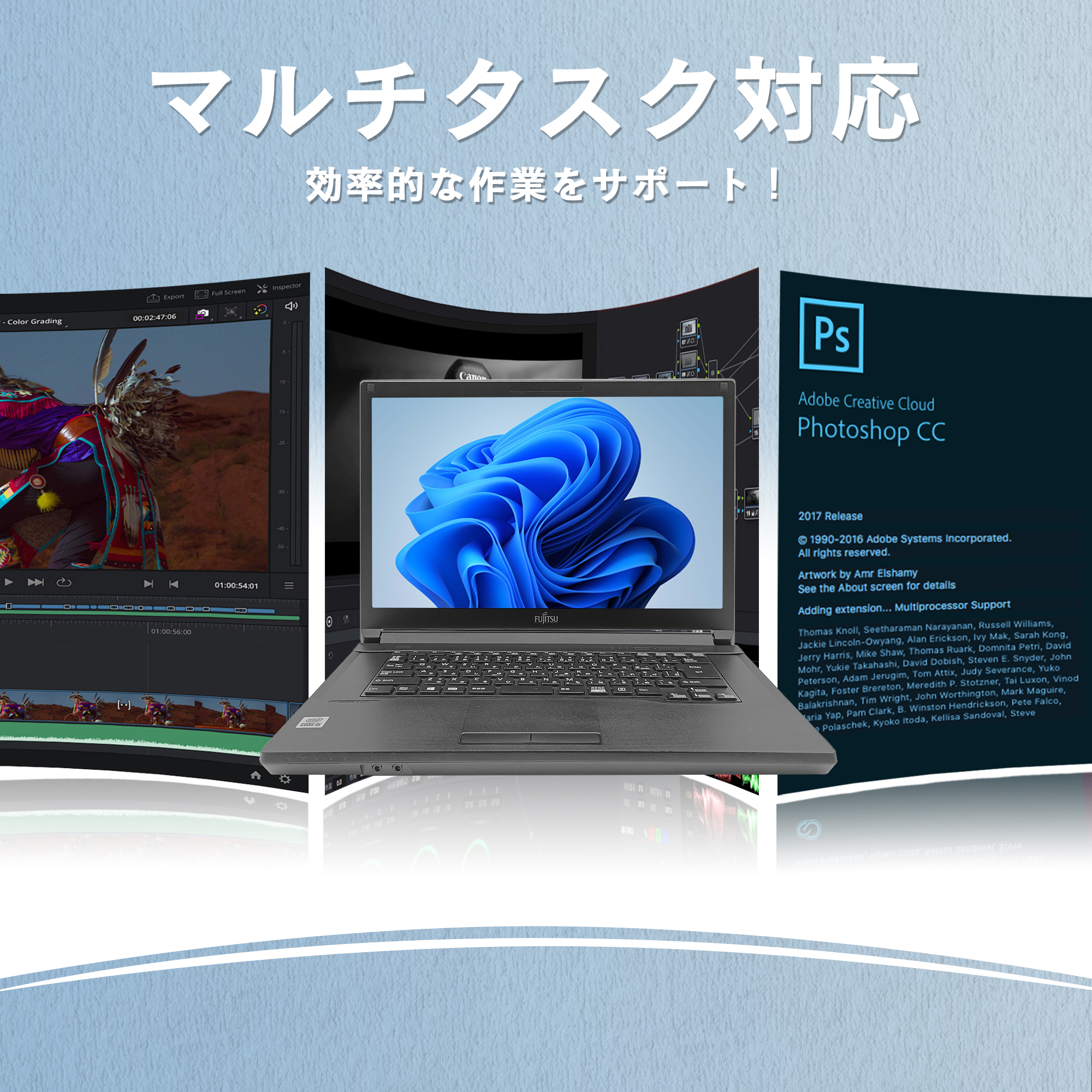 富士通（FUJITSU） 再入荷!!ノートパソコン 中古 Windows11 Office搭載