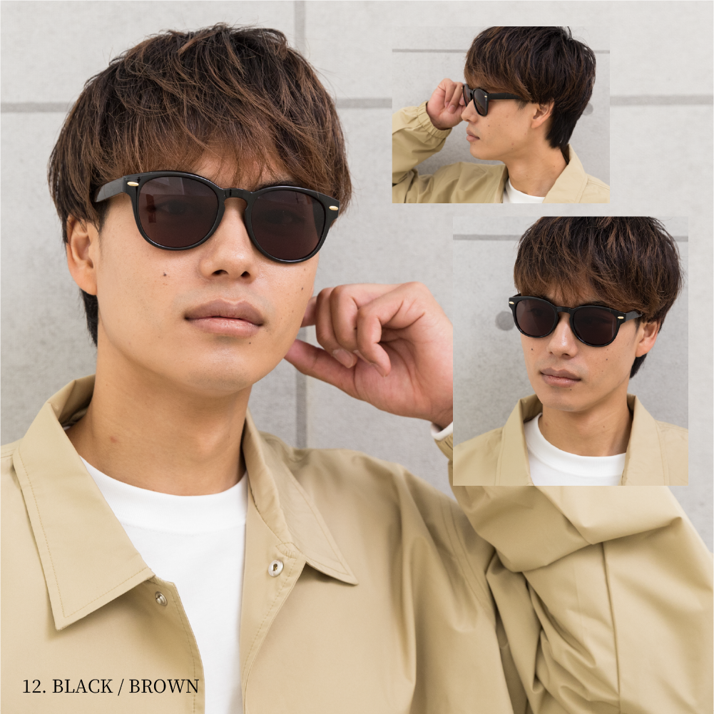 鯖江企画】GLADELI G50-25 全5色 おしゃれ サングラス 鯖江 ボストン