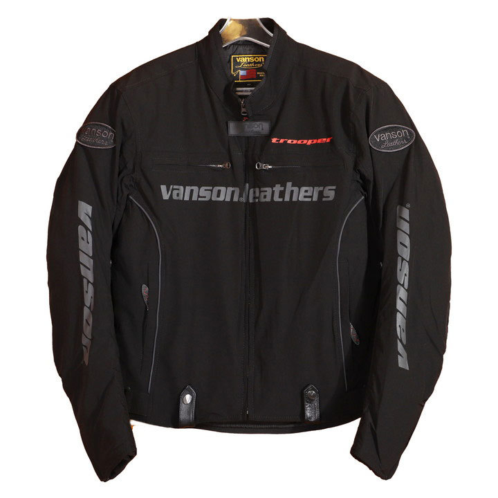 VANSON（バンソン） ストレッチ ライダースジャケット TVS2109W 透湿