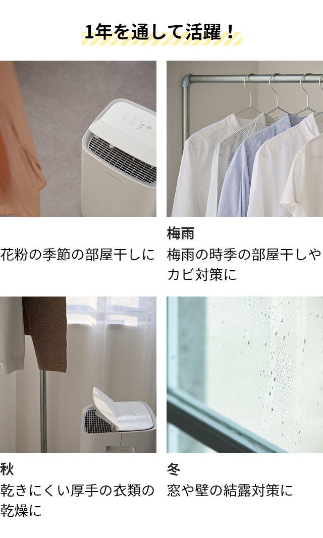 siroca（シロカ） 選べる豪華特典 コンプレッサー式 除湿機 SDC-10D171