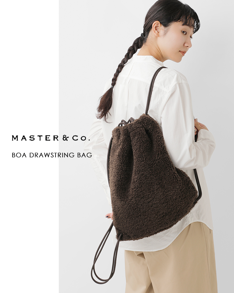MASTER&Co（マスターアンドコー） MASTER&Co. ボア ナップサック