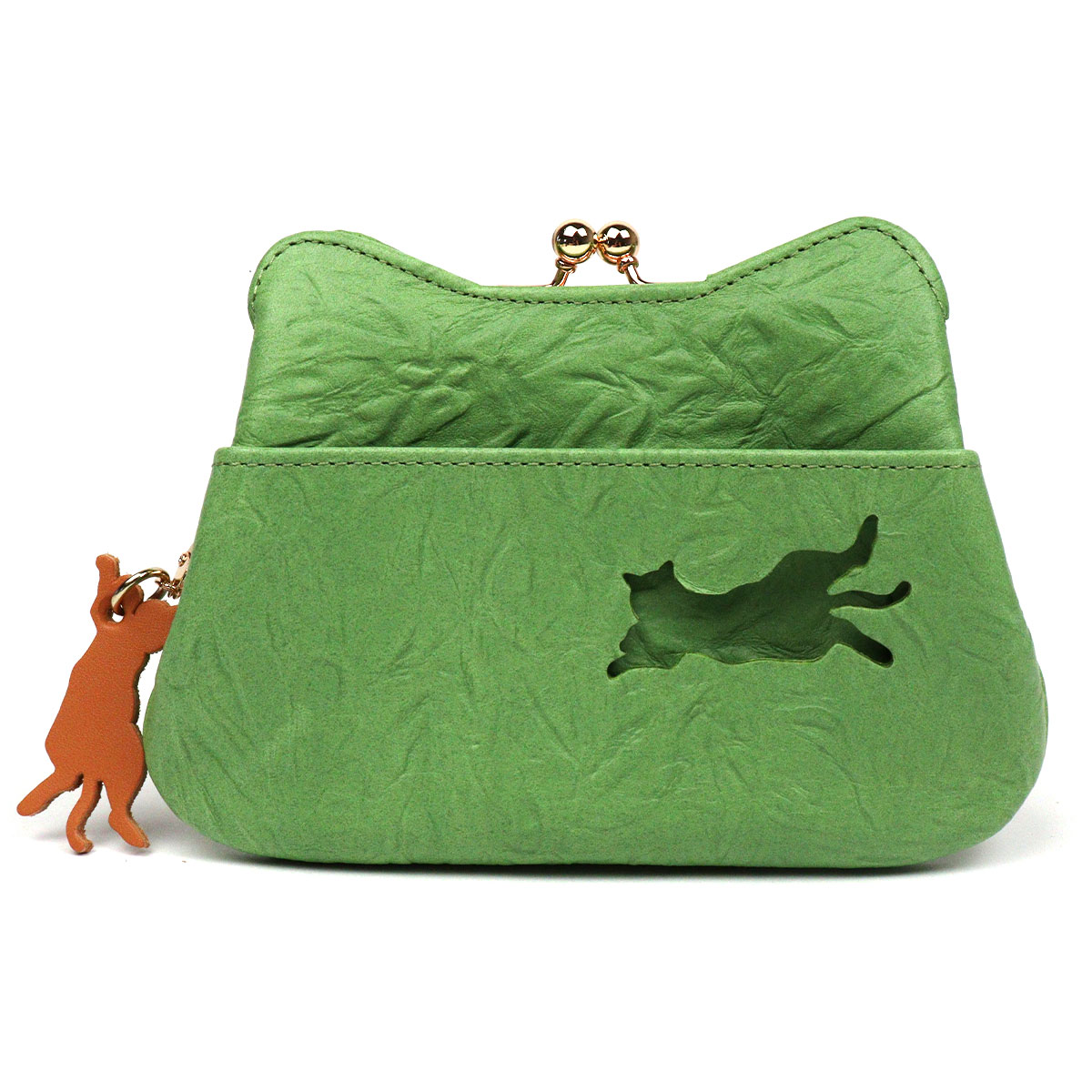 aoneco アオネコ がま口ミニ財布 保護ネコ支援 an002 猫 ねこ