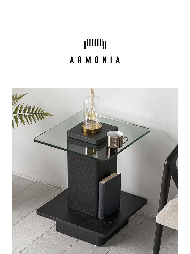 EDK74 アルモニア Karen コーヒーテーブル ガラス サイドテーブル