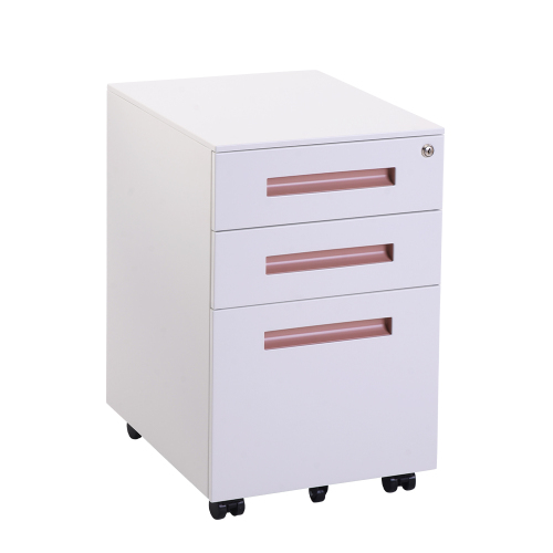 BTM 再入荷 デスクワゴン キャスター付き 鍵付き サイドワゴン