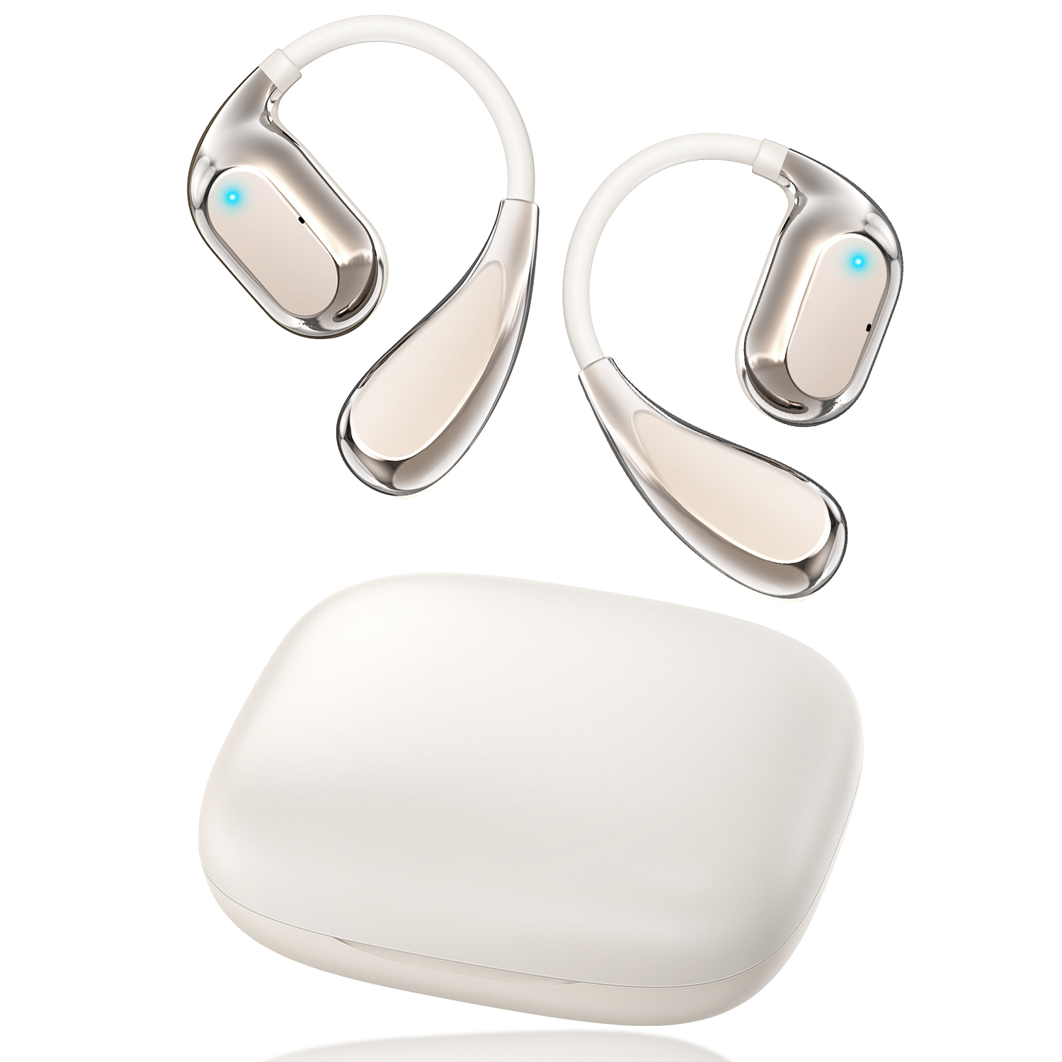 ワイヤレスイヤホン Bluetooth5.4 イヤホン オープンイヤー型 耳を塞が