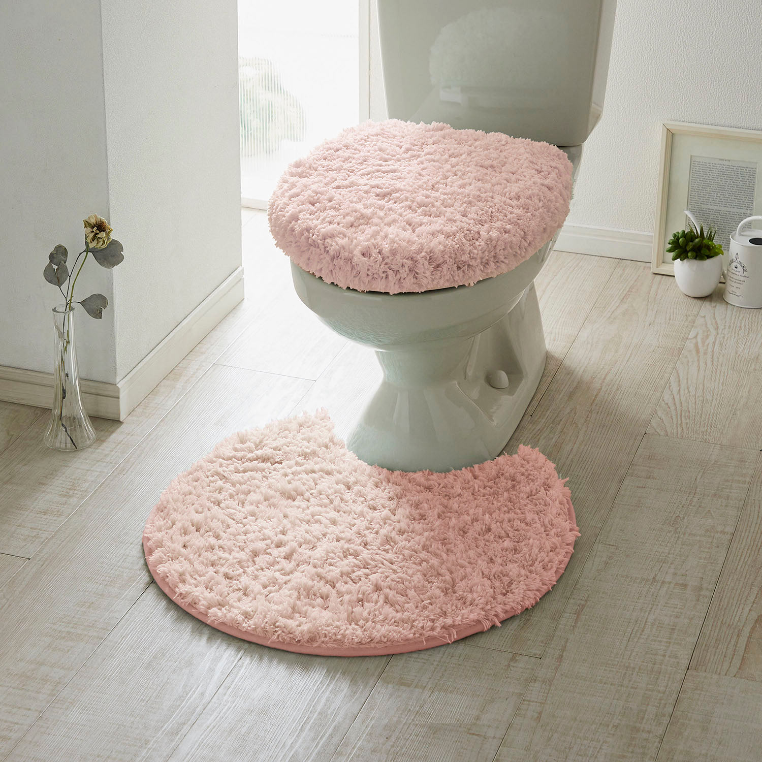 ピンクハウス❤新品未使用トイレマット❤ホルダーカバー❤フタカバー