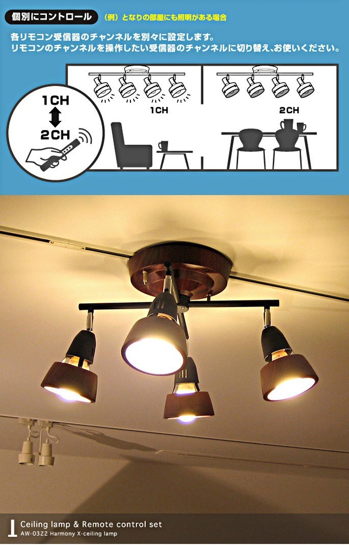ARTWORKSTUDIO アートワークスタジオ Harmony X-remote ceiling lamp