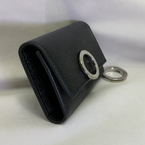 BVLGARI（ブルガリ） キーケース 6連 キーホルダー カーフレザー ロゴ