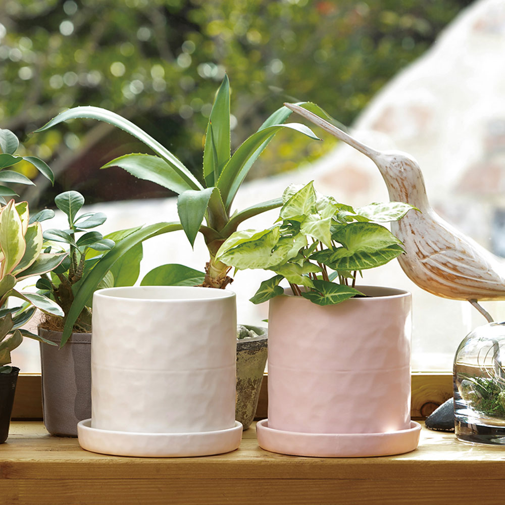 花柄陶器鉢 直径約40cm 花柄陶器鉢 直径約40cm プランター 花 柄