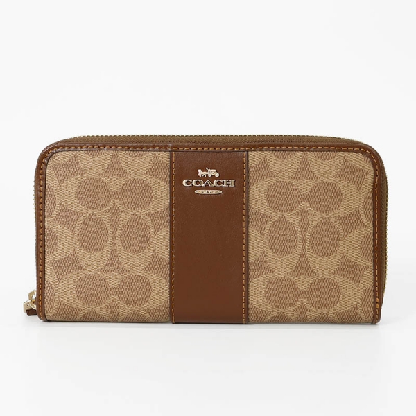 COACH（コーチ） 財布 ラウンドファスナー 長財布 レディース