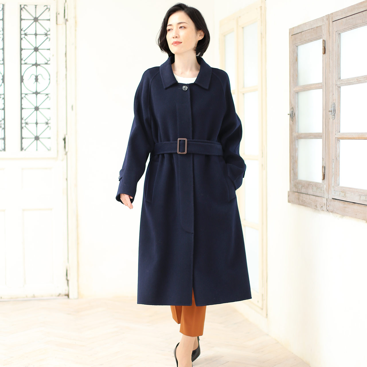 Filomo（フィローモ） [10%offクーポン]ステンカラーコート オーバー