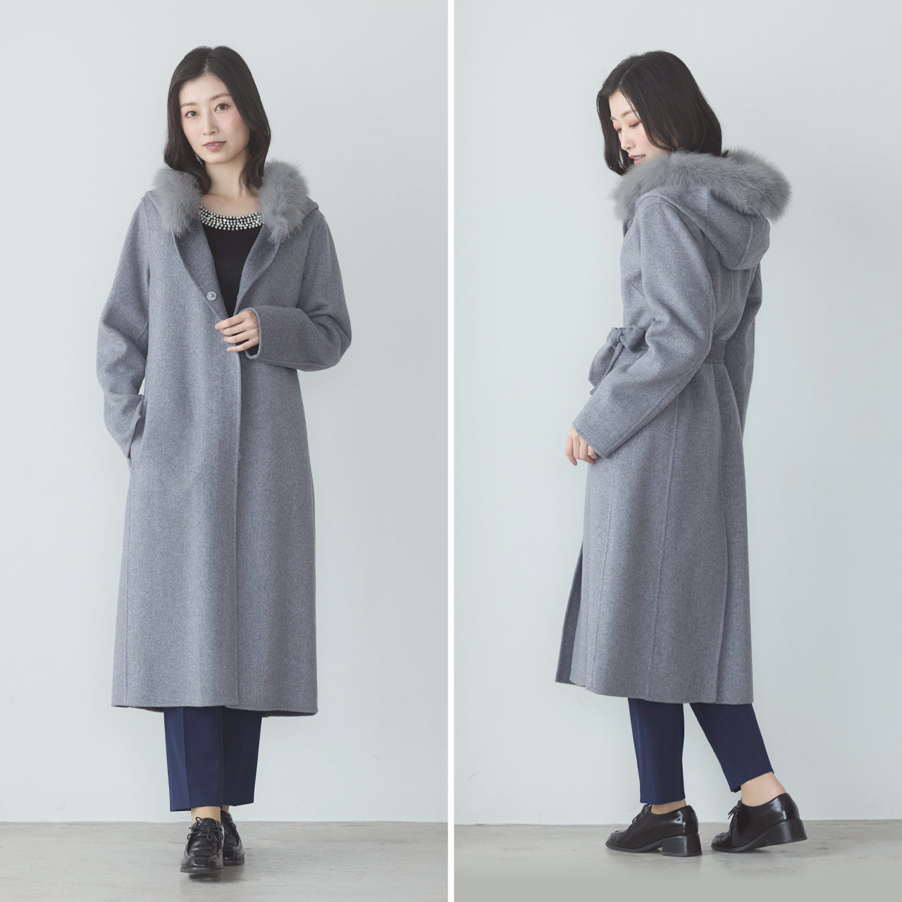 Filomo（フィローモ） [10%offクーポン]カシミヤ 混 ロング コート