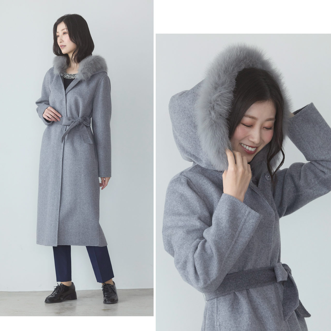 Filomo（フィローモ） [10%offクーポン]カシミヤ 混 ロング コート