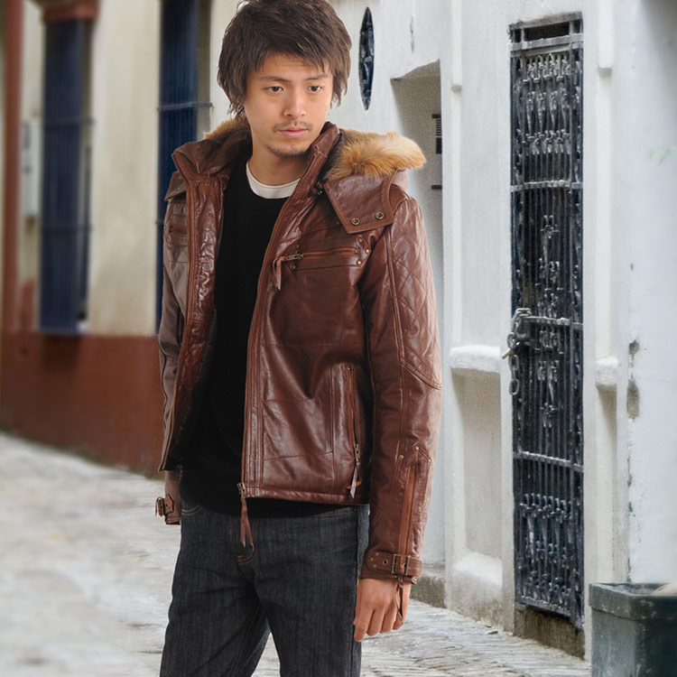 sankyo shokai（三京商会） [5%offクーポン]メンズバッファロー レザー