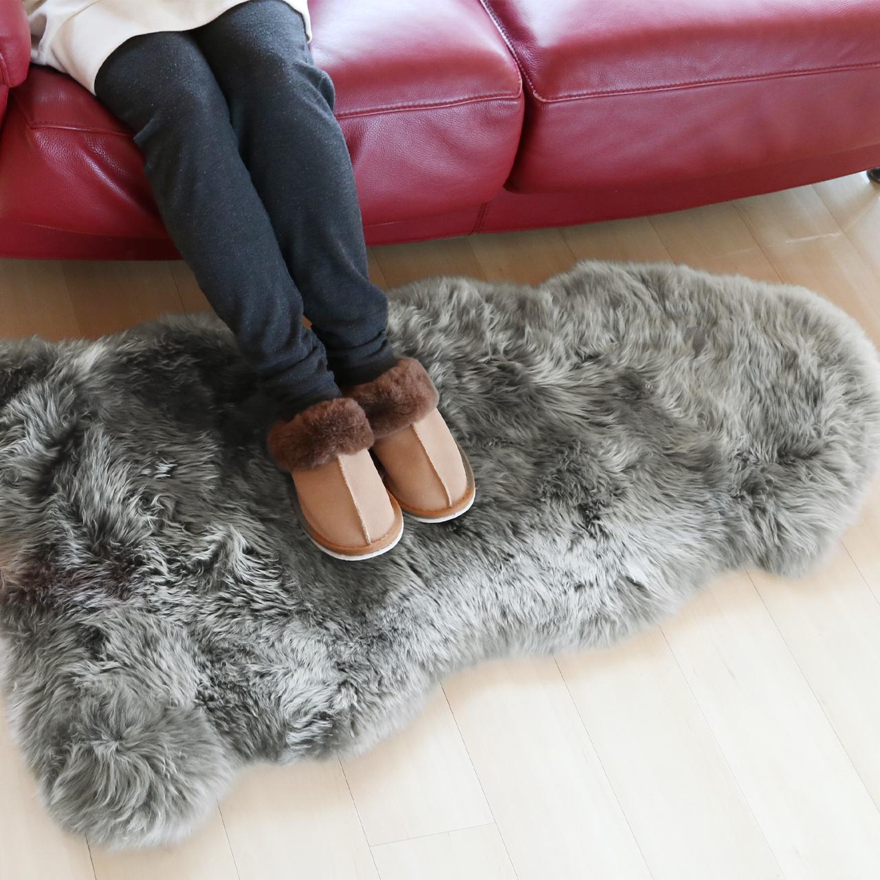 sankyo shokai（三京商会） [5%offクーポン]ムートン ラグ 1.5匹物