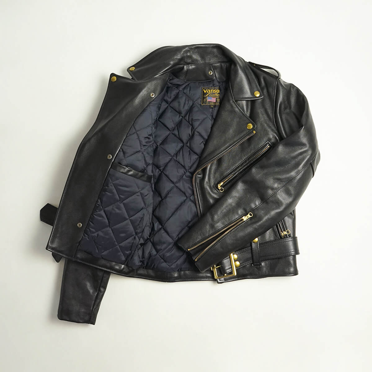 VANSON（バンソン） VANSON C2 ダブル ライダース ブラック アメリカ製