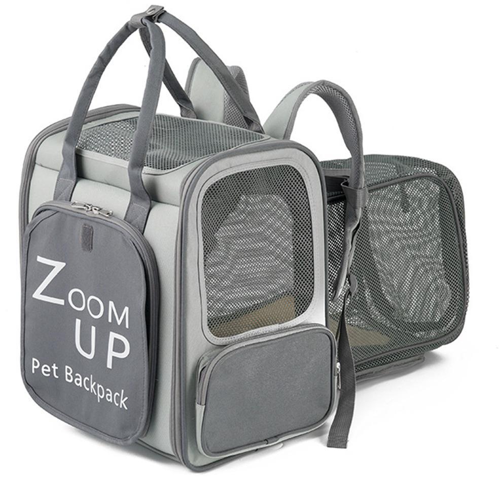 ペットキャリー バッグ 拡張型 2way ペットリュック 全3色 7.5kg以下