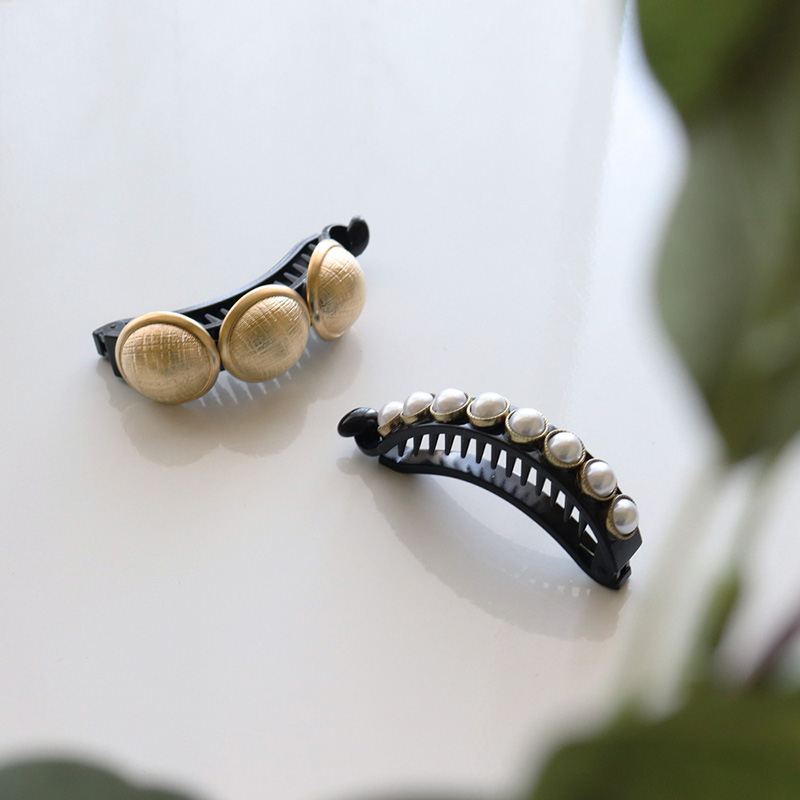 Jewel VOX ヘアクリップ ヘアアクセ レディース アンティーク風 ボタン