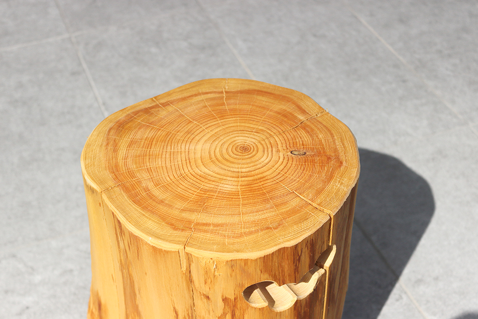 檜 丸太 椅子 スツール No.1065 【公式通販】