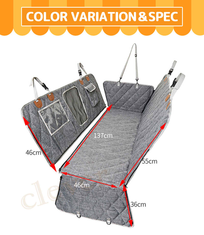 ペット用 後座席シート カーシート ドライブシート 車 後部座席用 犬