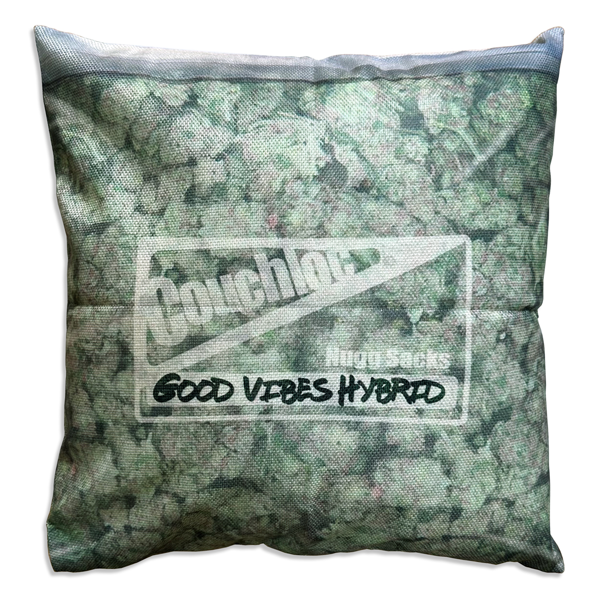 カンナビス柄 クッションカバー 45×45cm コットンリネン 麻 大麻