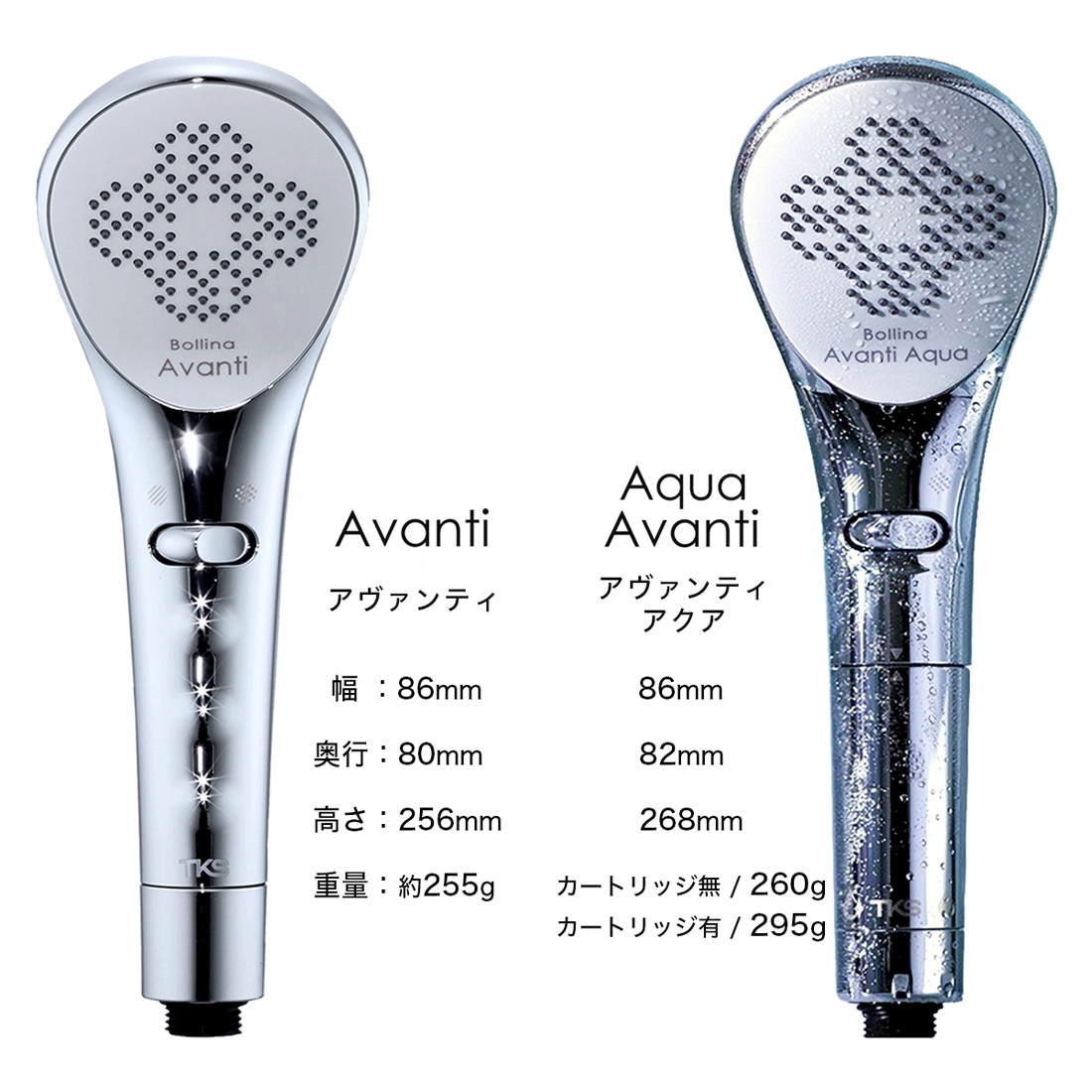 正規品】 ボリーナ シャワーヘッド TK-7300 アヴァンティ アクア