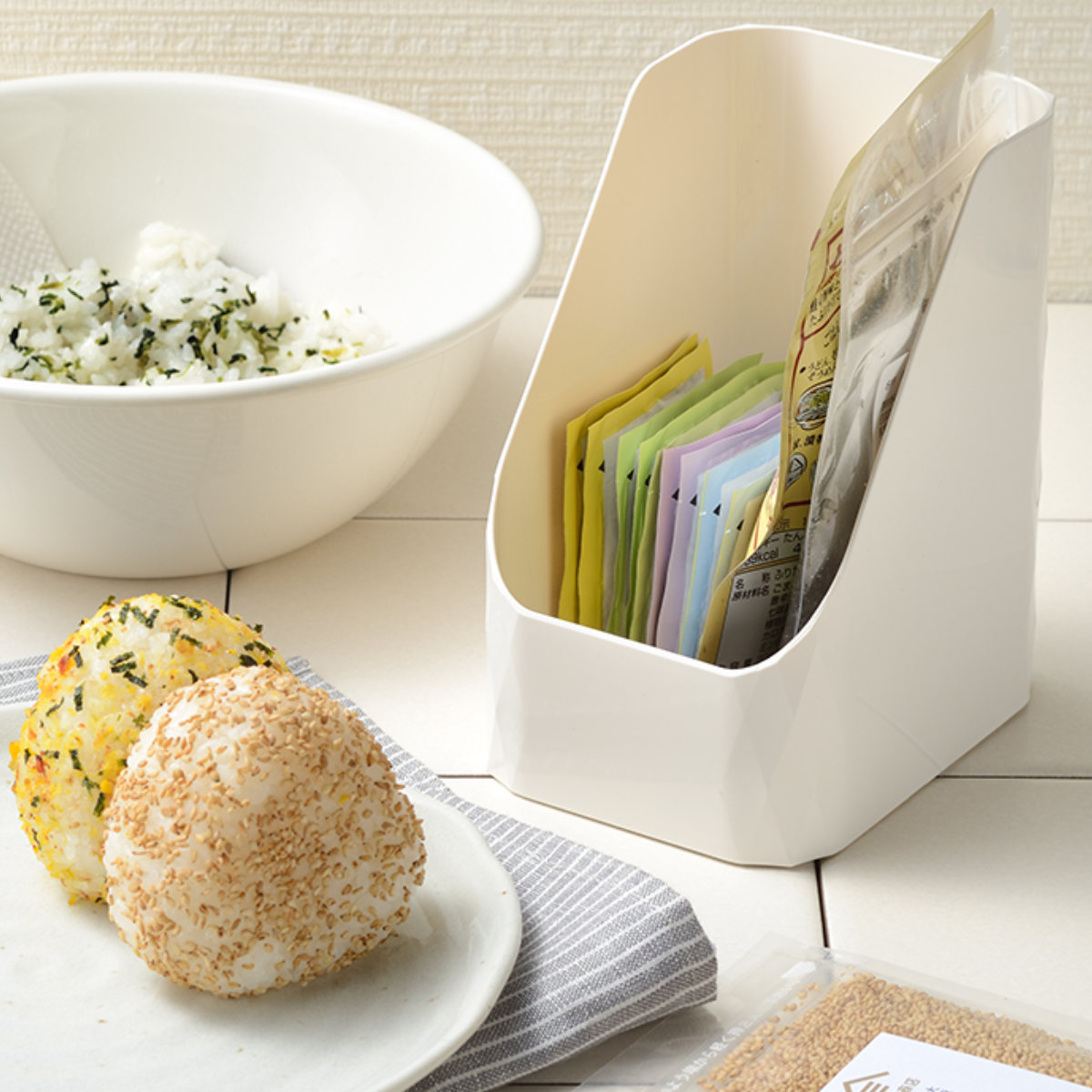 レイエ キッチンストッカー 小袋すっきりストックボックス2個組 leye