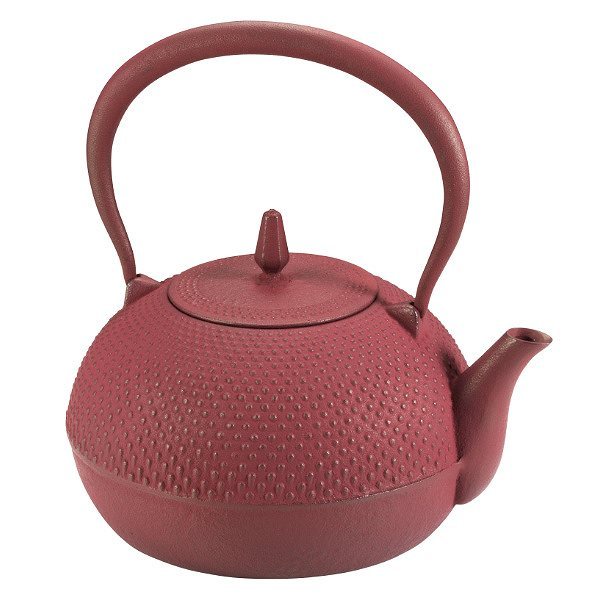 池永鉄工 鉄瓶 1.2L IH対応 梔子あられ文様 小 南部鉄器 日本製