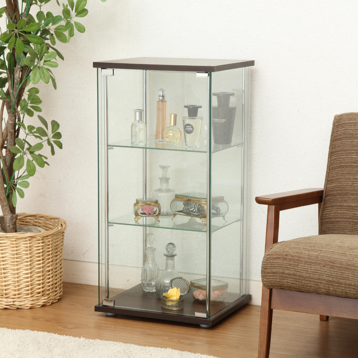 不二貿易（Fuji Boeki） ショーケース 幅42.5cm 3段 コレクション