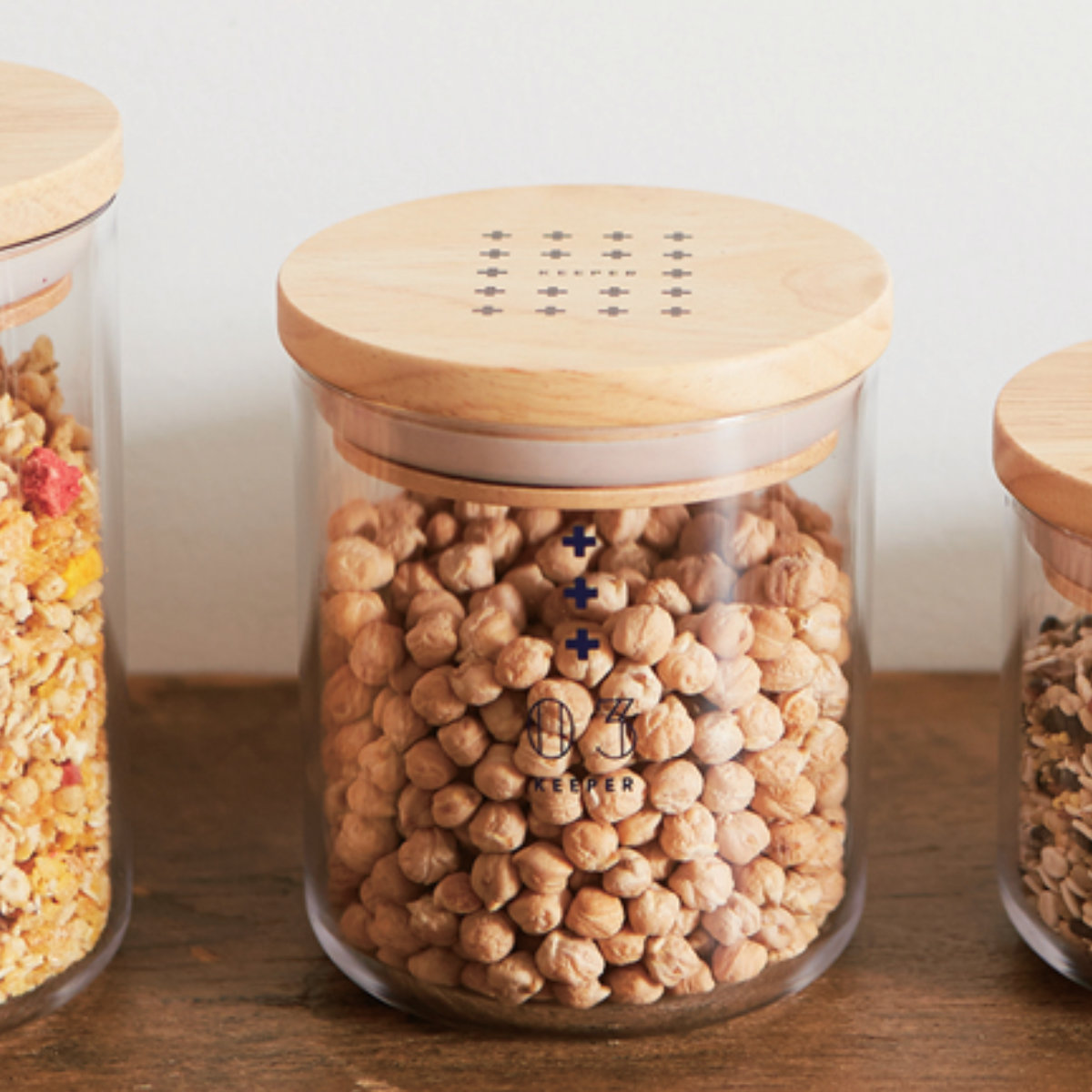 保存容器 500ml ラウンドキャニスター キーパー M （ 保存 容器 調味料