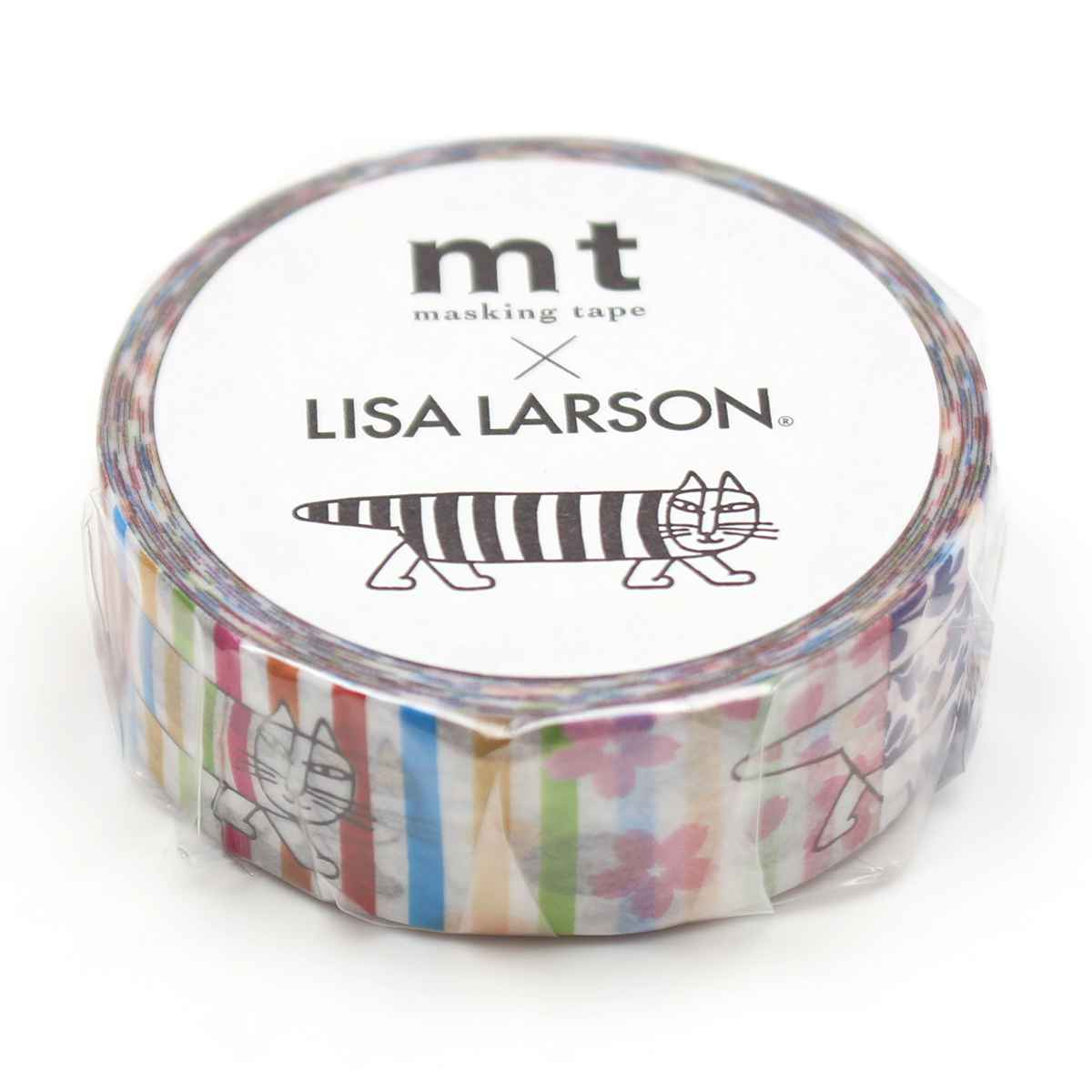 マスキングテープ mt マイキーパターン リサ・ラーソン 幅15mm×7m