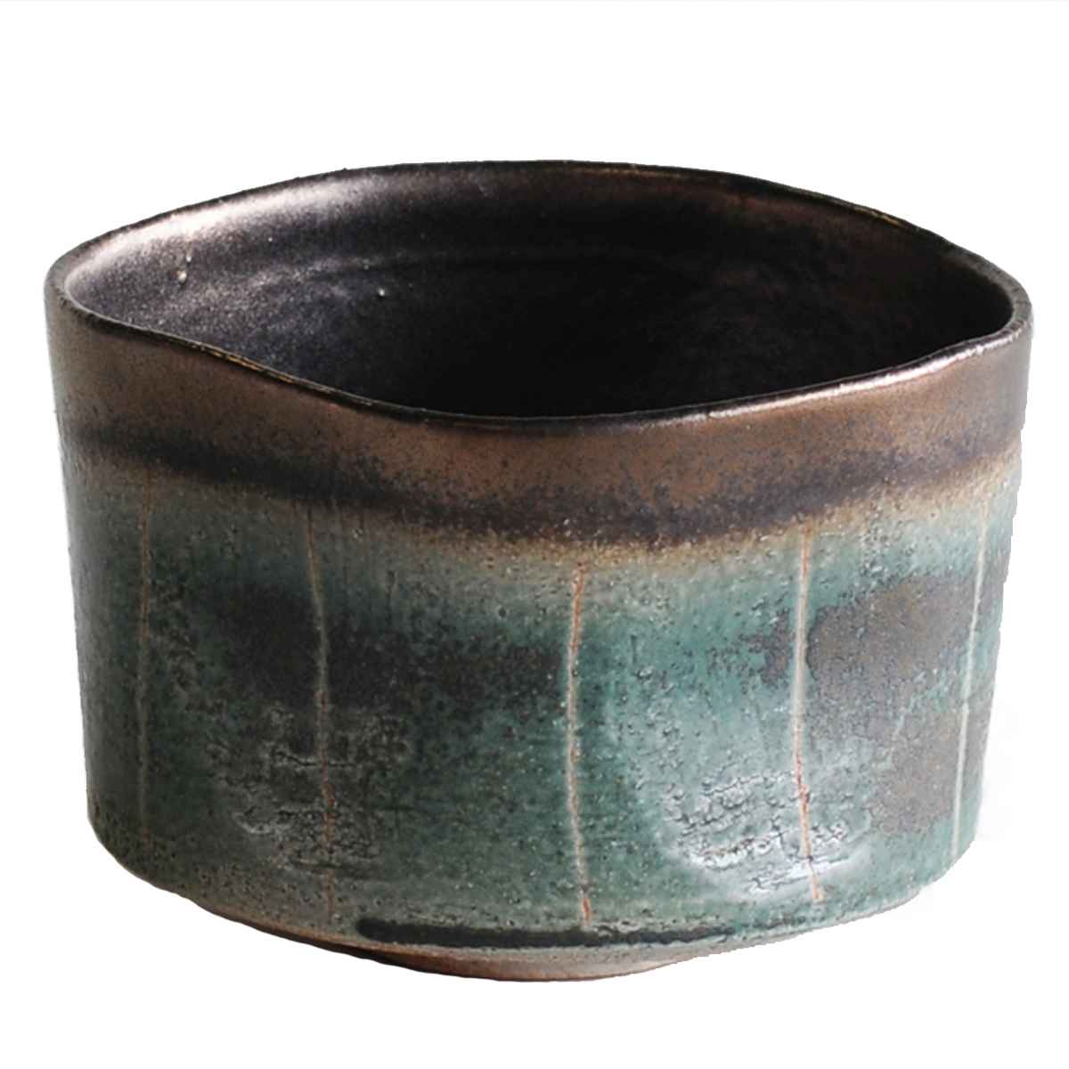 抹茶碗 250ml いっぷく碗 金彩十草 陶器 （ 抹茶茶碗 茶碗 茶わん お椀