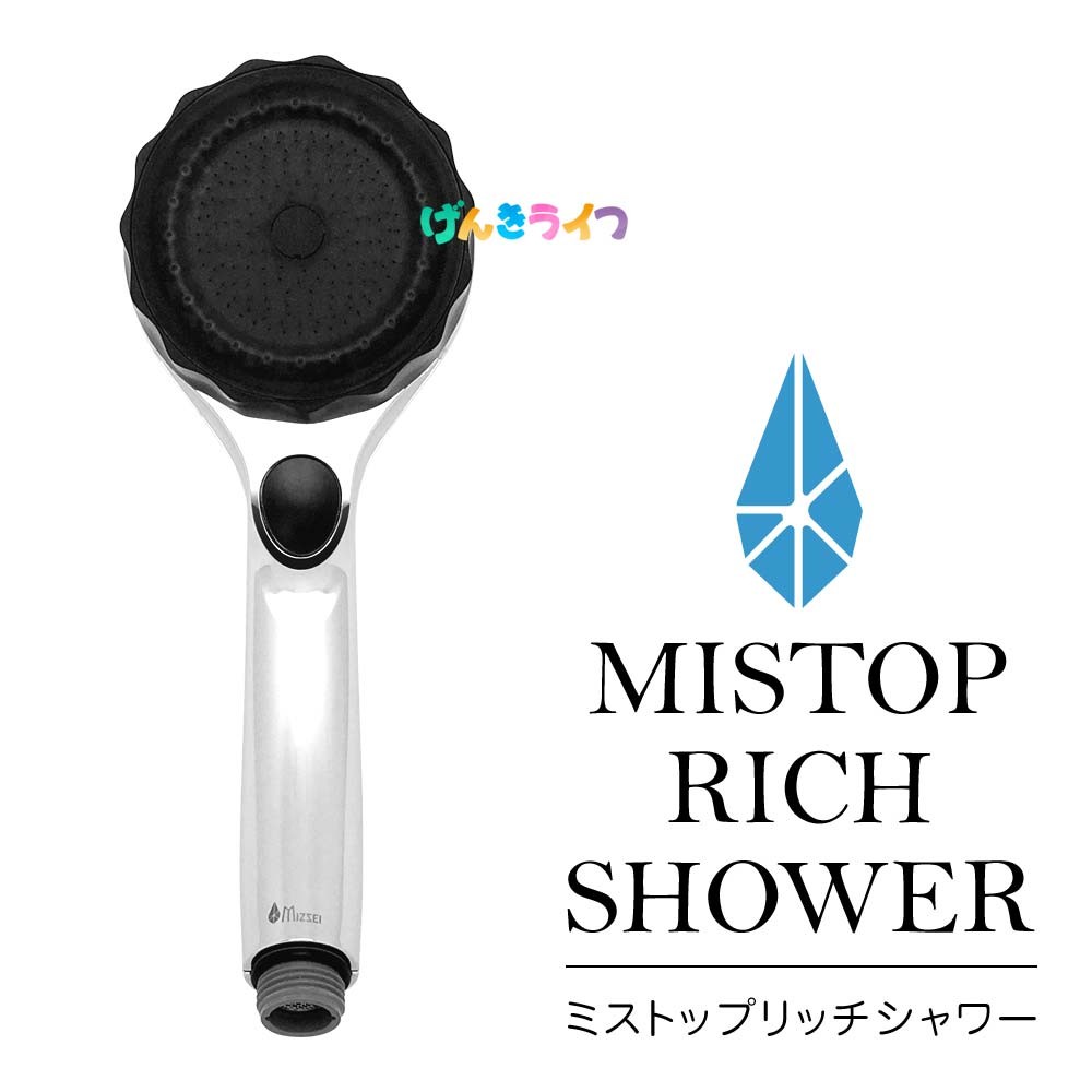 シャワーヘッド バブリーミスティシャワー2.0 本体 ファインバブル