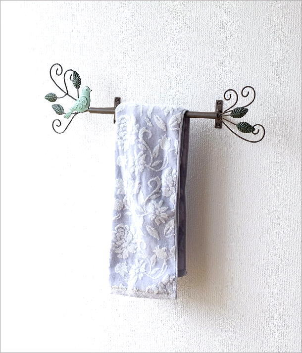 タオルハンガー おしゃれ アイアン タオルバー タオル掛け トイレ