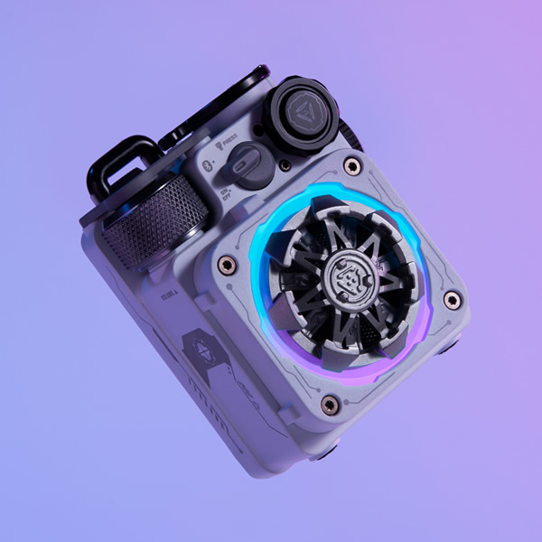 MUZEN（ムゼン） Bluetooth スピーカー Cyber Cube Premium ホワイト