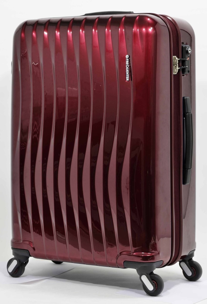 FREQUENTER WAVE スーツケース ワイン TSAロック 4輪 56L スーツケース
