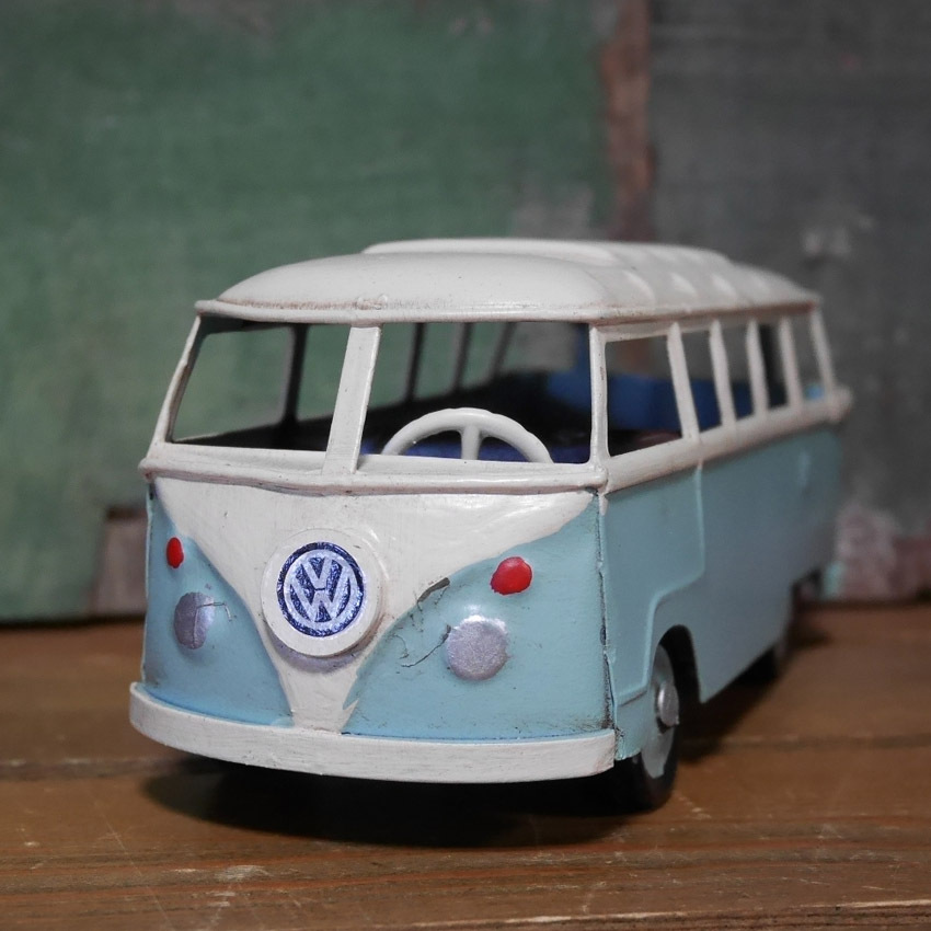 イチコー VW ワーゲン タイプⅡ 幼稚園バス ブリキおもちゃ Amazon.co