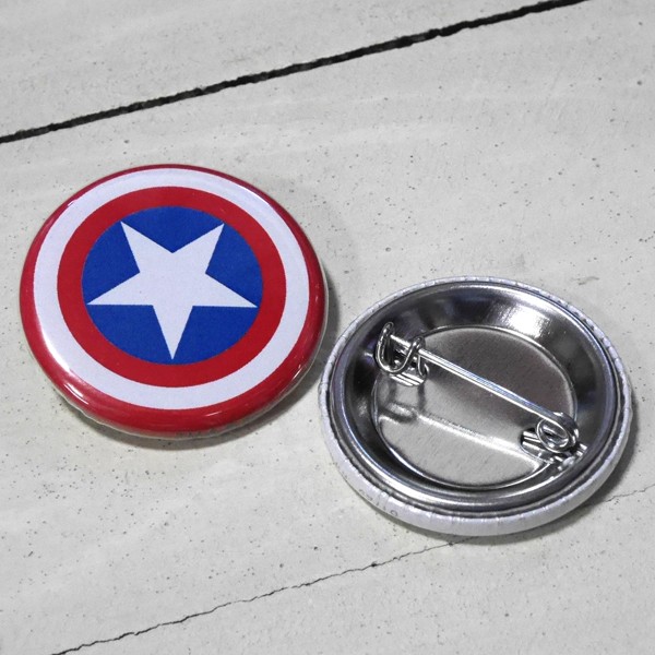 キャプテンアメリカ マーベル バッキー グッズ マグネット スクエア缶