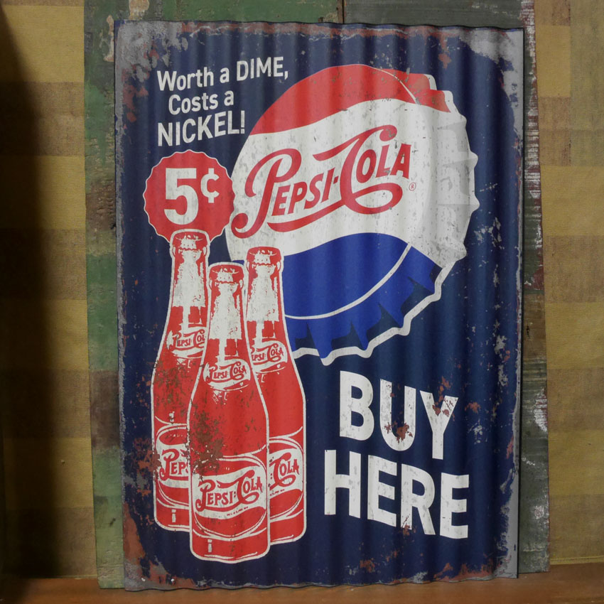 PEPSI ペプシ sold here 看板 レア PEPSI ペプシ sold here 看板 レア