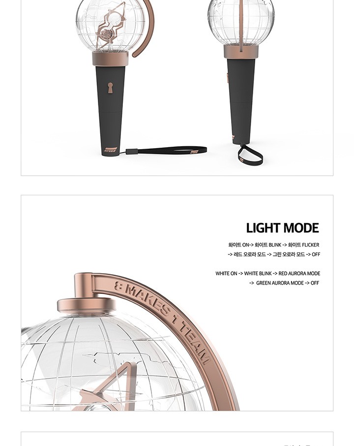 ATEEZ エイティーズ 新型 オフィシャル ライトスティック 公式ペン