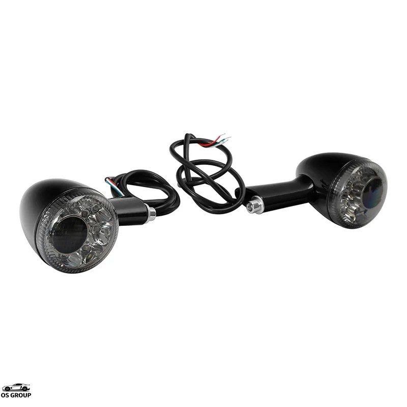 並行輸入品】 バイク アンバー オレンジ リア LED ウィンカーs