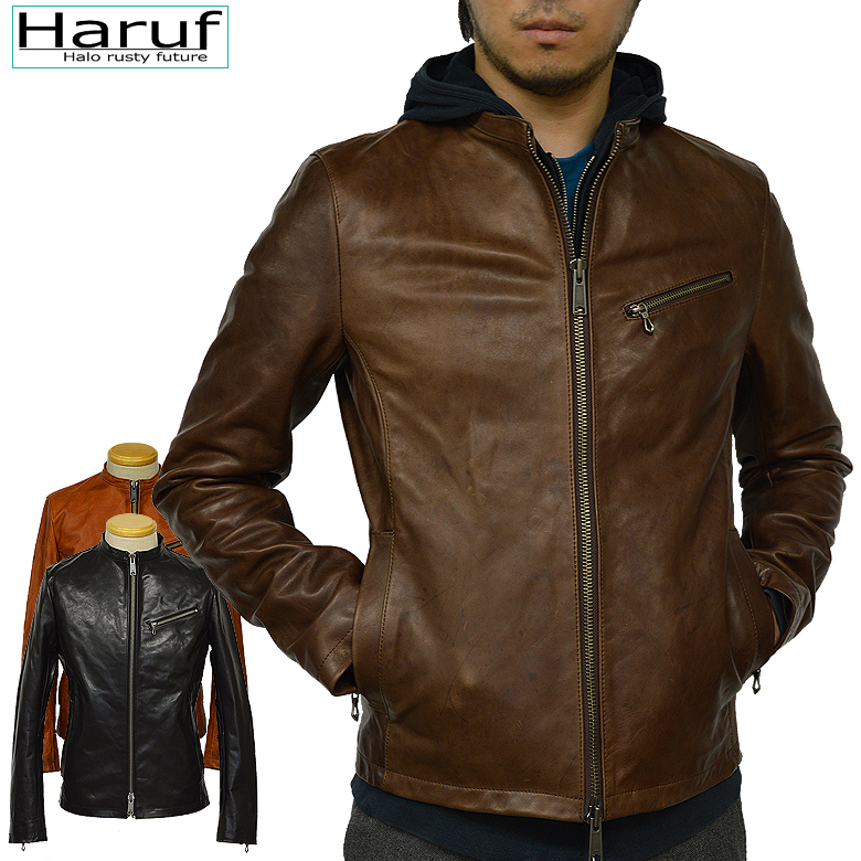 Haruf（ハルフ） 馬革 ライダースジャケット レザージャケット 革