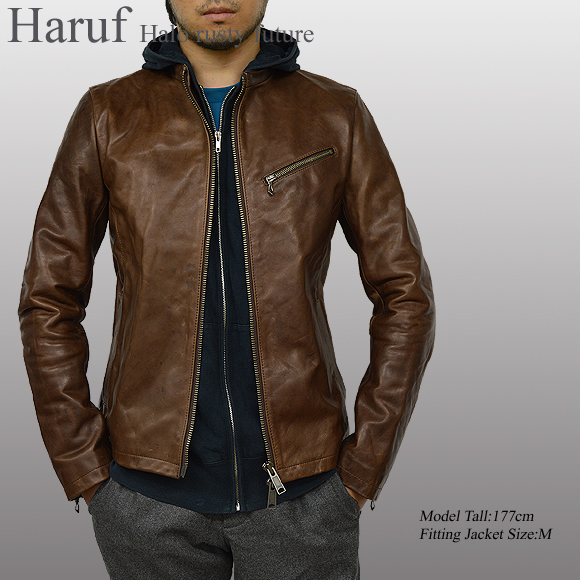 Haruf（ハルフ） 馬革 ライダースジャケット レザージャケット 革