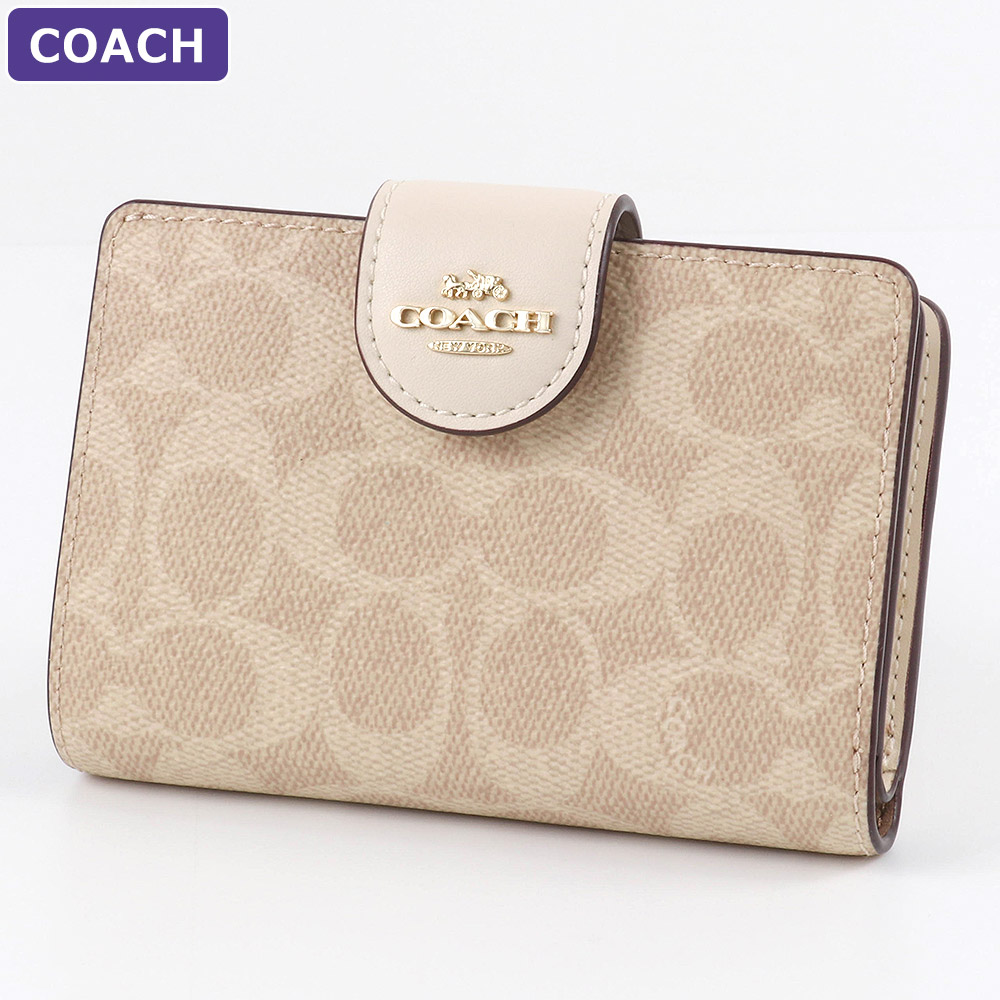 COACH（コーチ） 財布 二つ折り財布 CW786 IMXDM シグネチャー