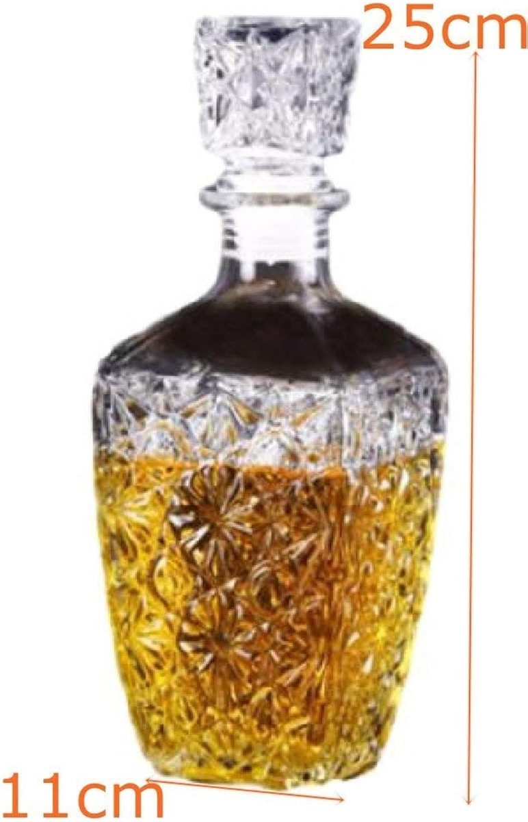 デキャンタ クリスタル ボトル ヴィンテージ風 ワイン ウィスキー