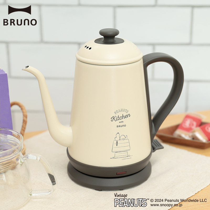 BRUNO（ブルーノ） 電気ケトル BRUNO PEANUTS ステンレスデイリー