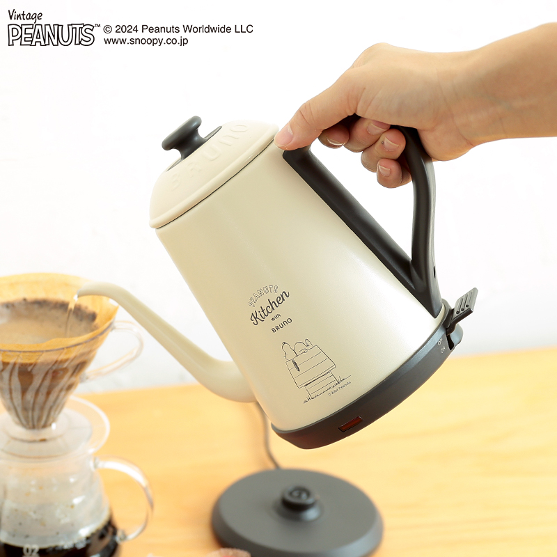 BRUNO（ブルーノ） 電気ケトル BRUNO PEANUTS ステンレスデイリー