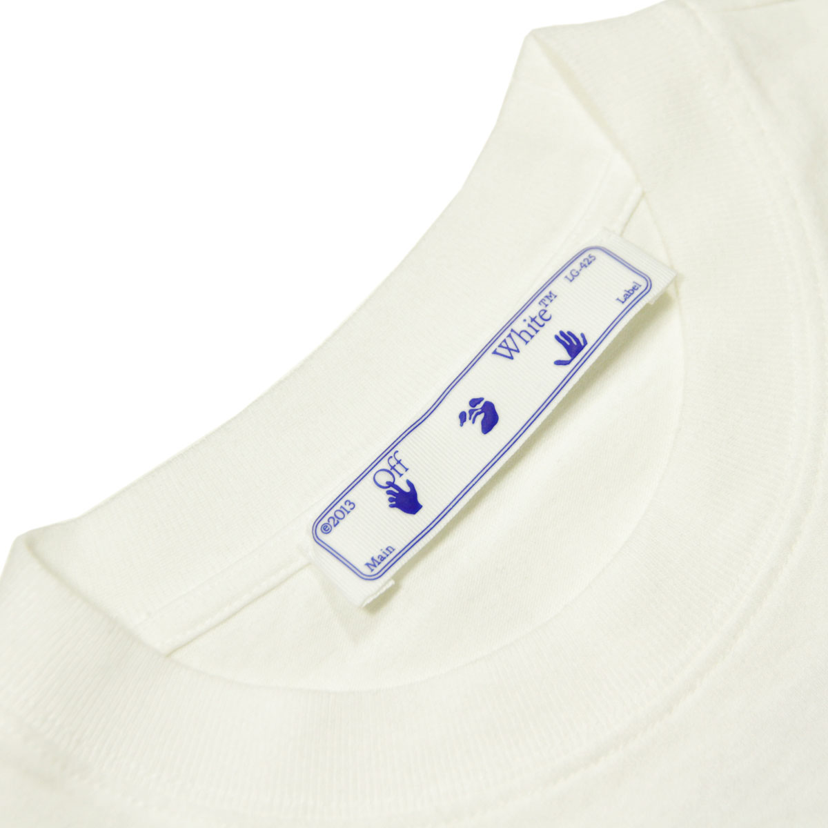 オフホワイト Tシャツ メンズ 正規品 OFF-WHITE 半袖Tシャツ バック